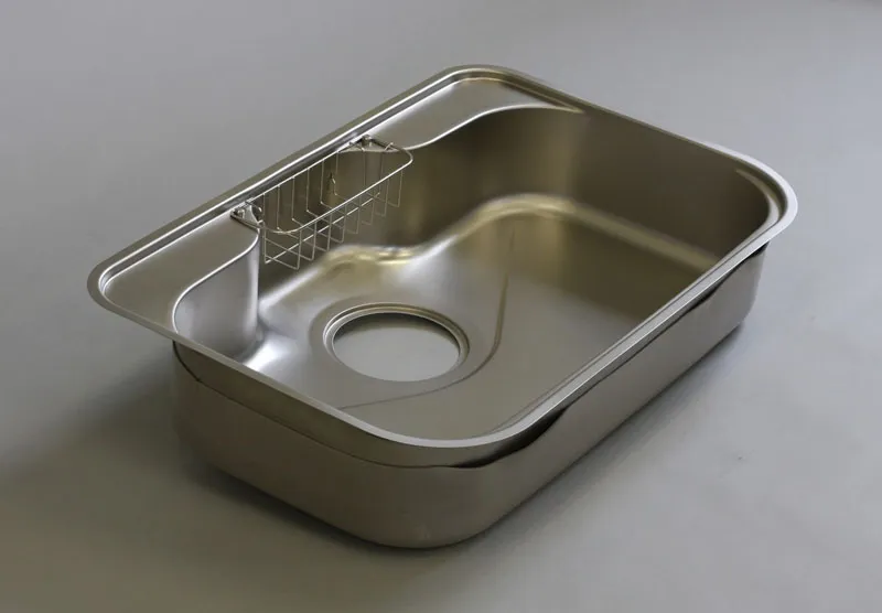 Chậu rửa bát N750BIA-EB với chất liệu inox rất sáng bóng