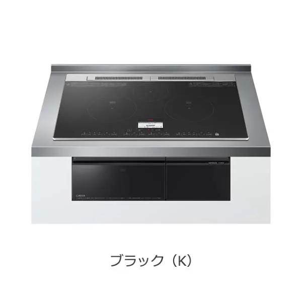 Bếp từ Hitachi HT-N8KTWF size 75cm 3 bếp từ-1 lò nướng ( màu đen ) - Ảnh 2