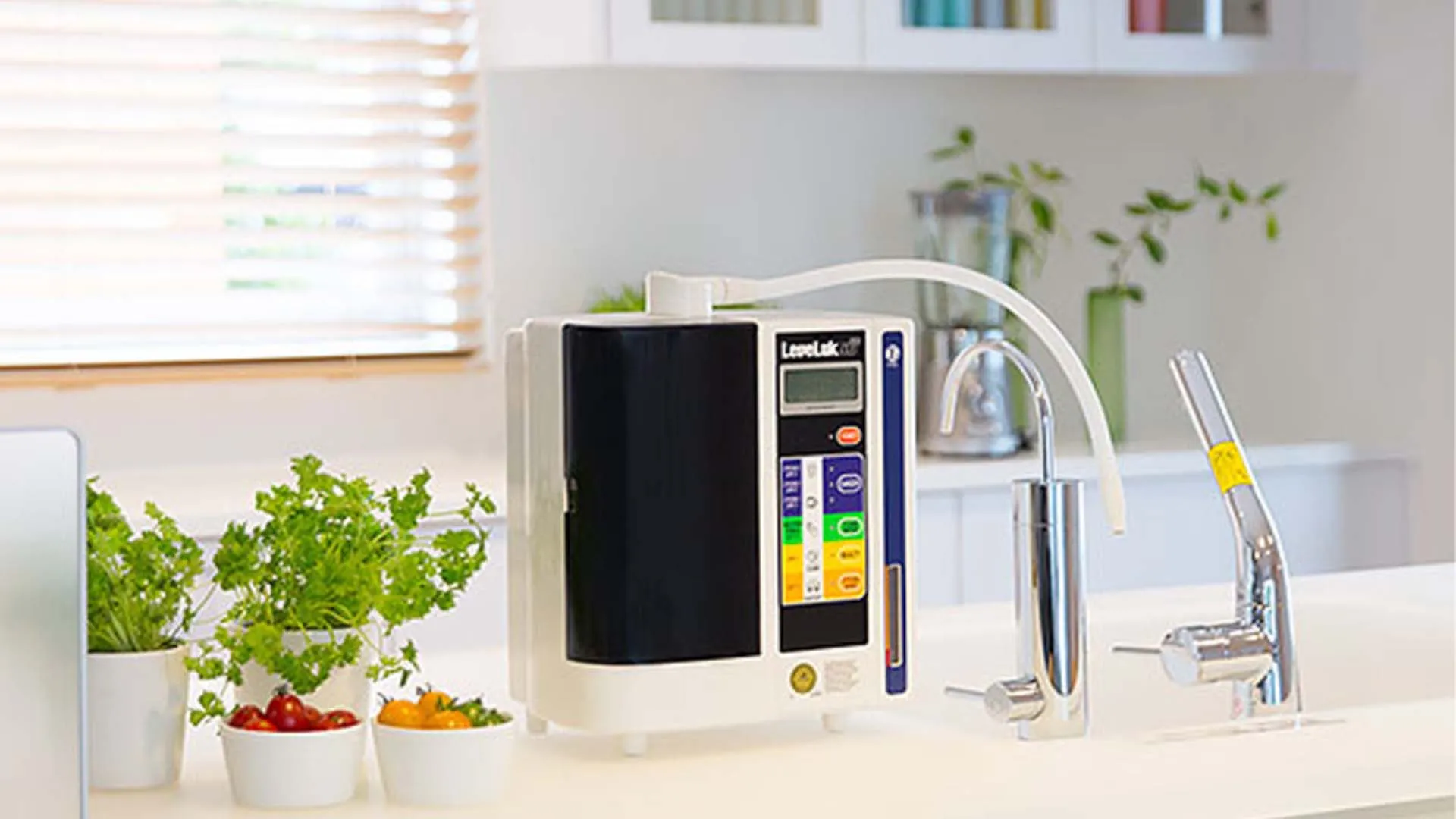 Máy lọc nước ion kiềm Kangen LeveLuk SD501 với 7 tấm điện cực Máy lọc nước ion kiềm Kangen LeveLuk SD501