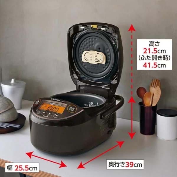 Nồi cơm điện Zojirushi NP-ZU10-TD 1.0L cao tần, áp suất - Ảnh 2
