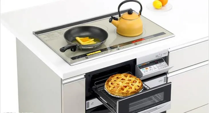 Bếp Từ Hitachi Ht-M8Stwf (Màu Xám) Mặt Bếp Rộng 75Cm Bếp Từ Hitachi Ht-M8Stwf