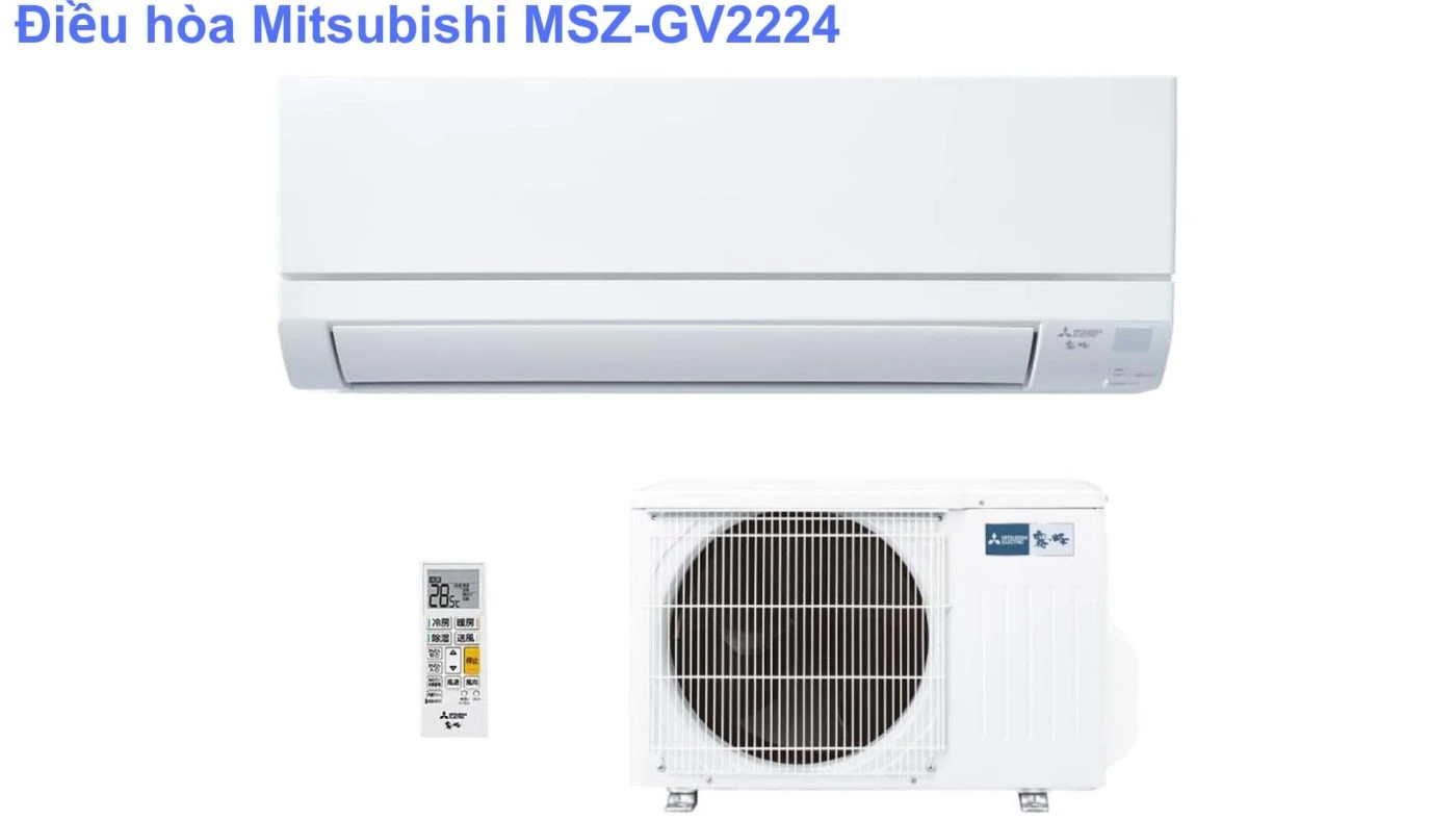 Điều hòa Mitsubishi MSZ-GV2224 | 9000 BTU model 2024-2025 dieu-hoa-Mitsubishi-MSZ-GV2224