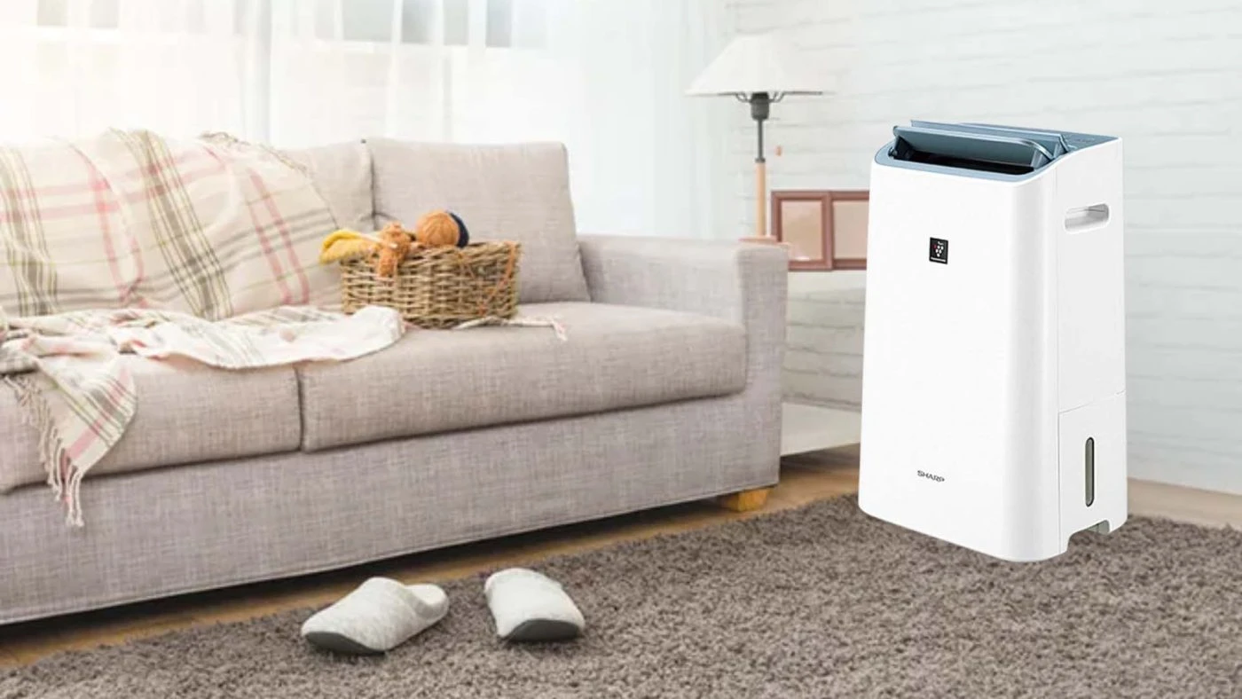 Máy lọc không khí Sharp CV-EF120-W tích hợp hút ẩm 12L/ngày Máy lọc không khí Sharp CV-EF120-W