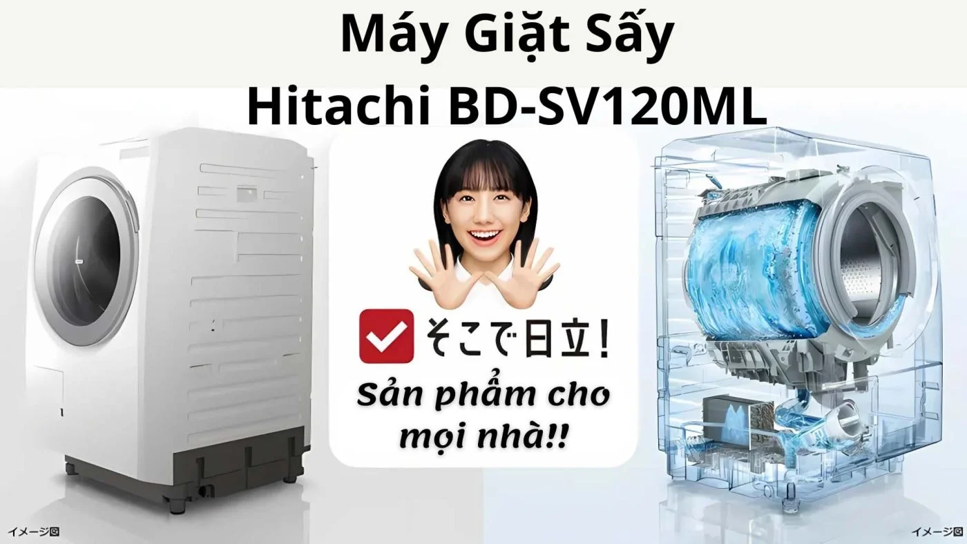 May giat HITACHI BD SV120ML 15