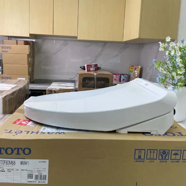 Nắp bệt TOTO TCF8DM68 tự động đóng / mở nắp - Ảnh 2