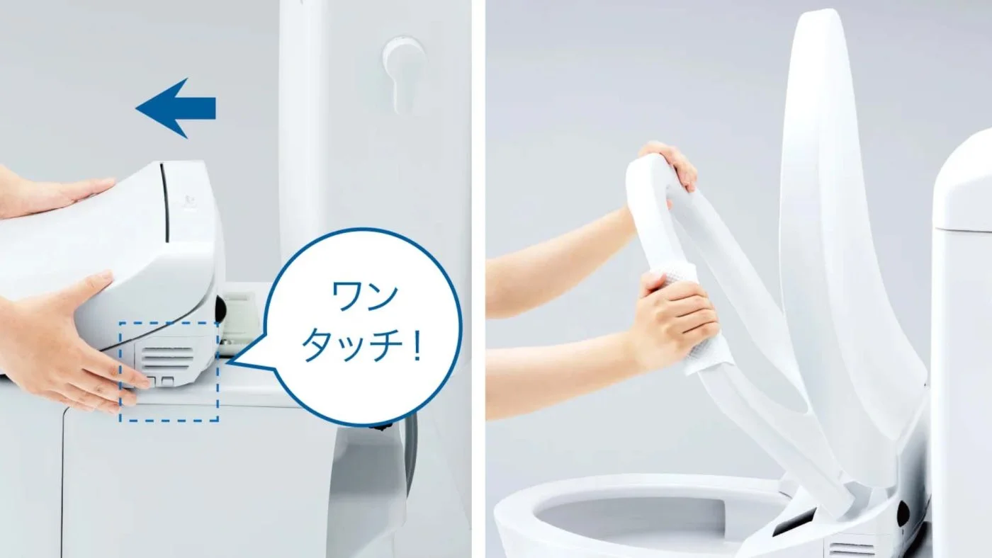 Nắp bệt TOTO TCF8DM68 tự động đóng / mở nắp Nap bet TOTO TCF8DM68 1 1